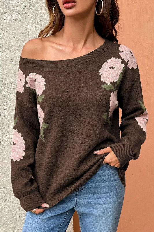 Stop & Smell The Rosies Sweater - Bayou Curves