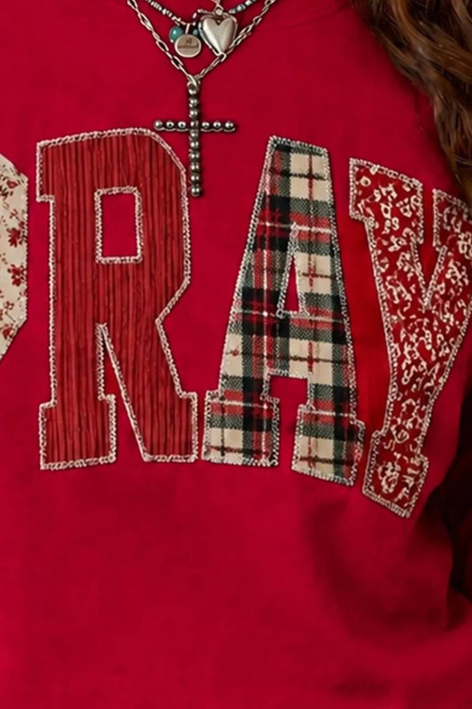 Prairie Patchwork Sweatshirt - Bayou Curves