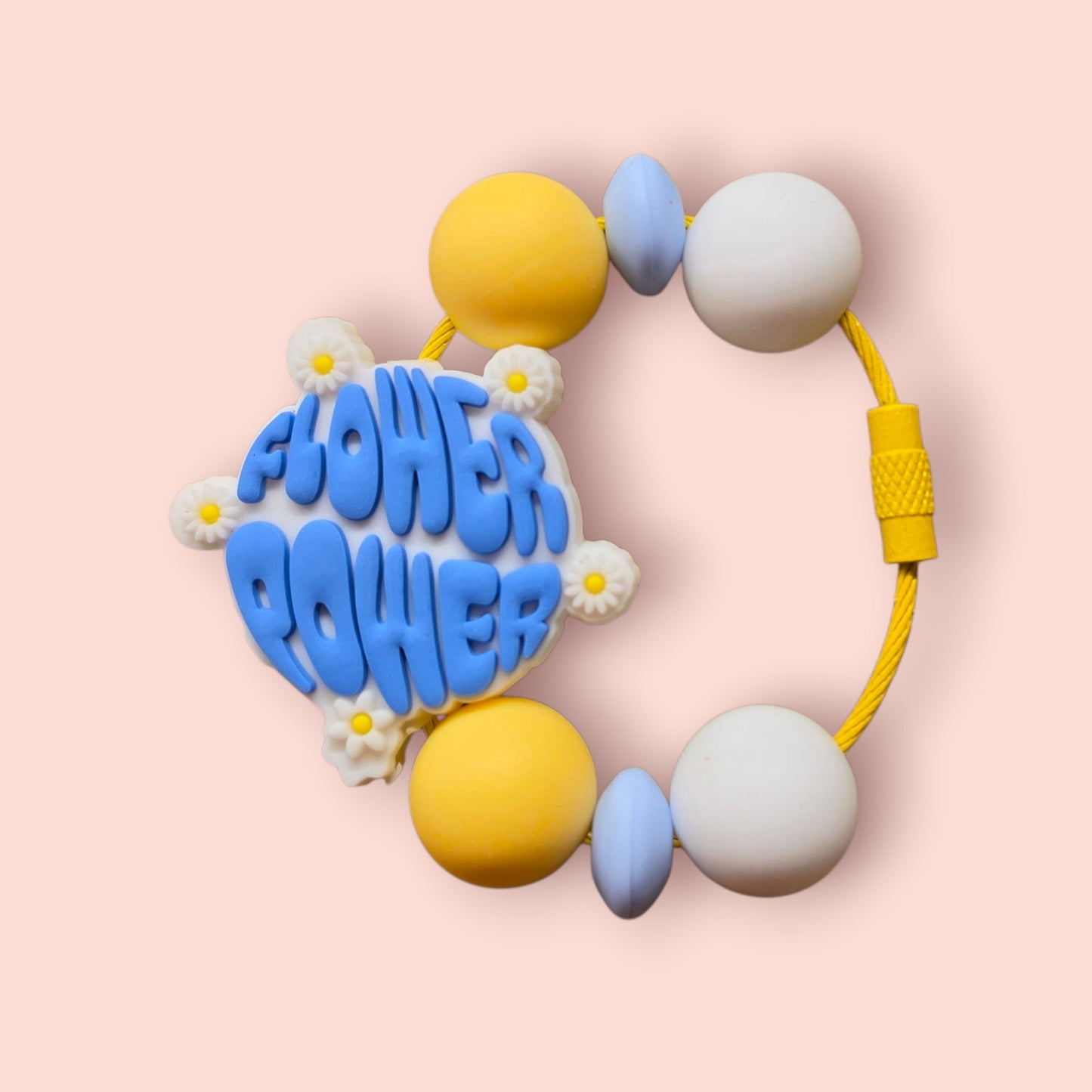 "Flower Power" Tumbler Charm