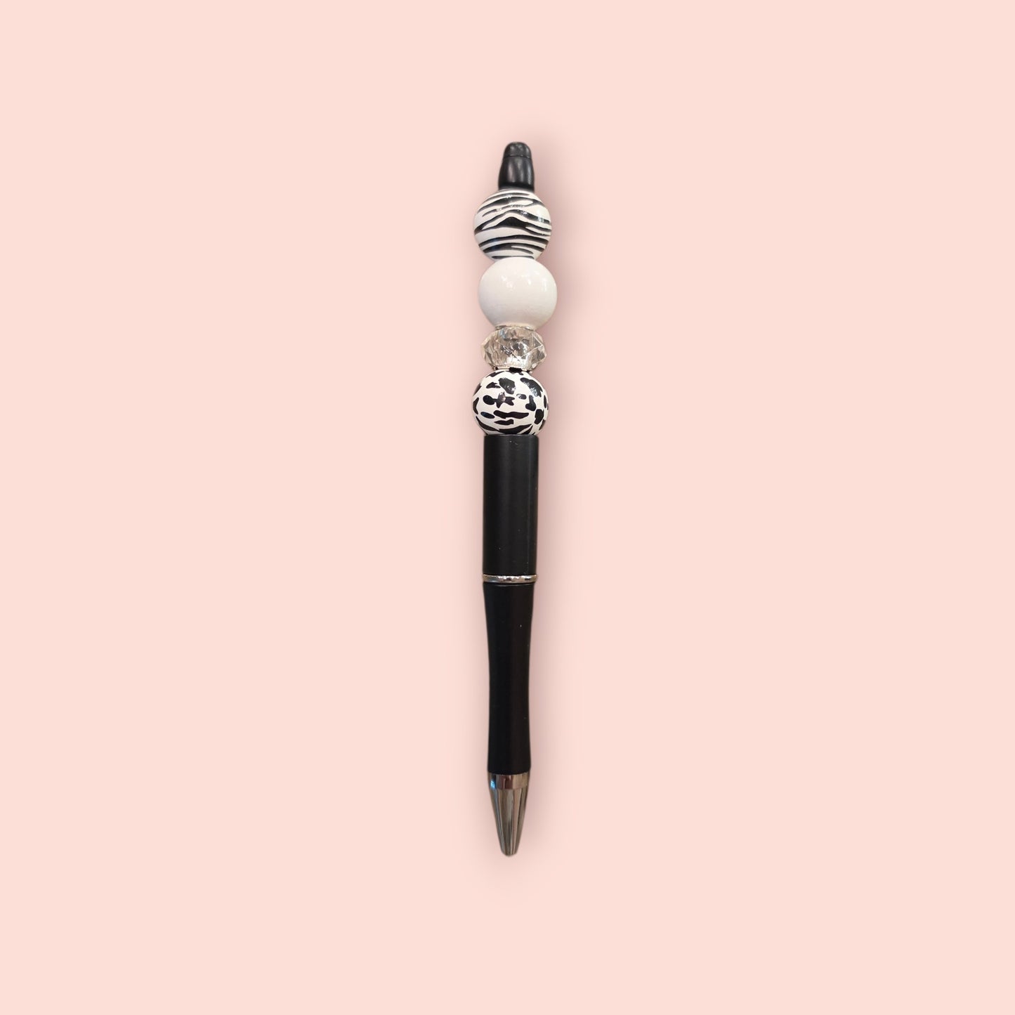Black Pen With Cow & Zebra
