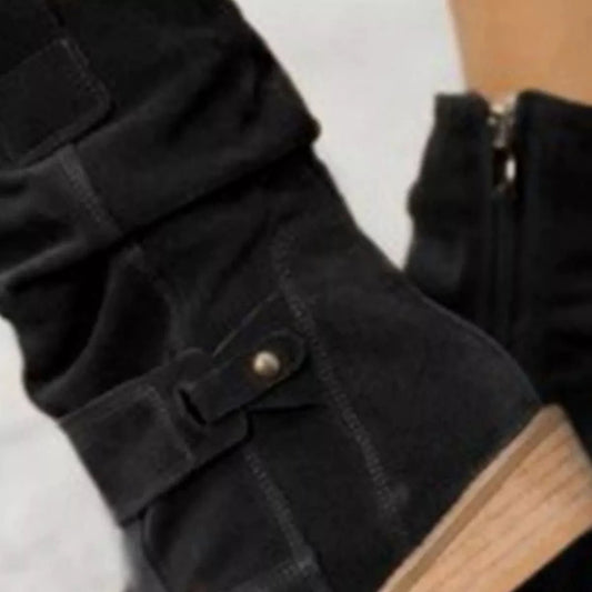 Boot Scootin’ Suede Slouch Boots - Bayou Curves