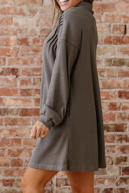 Buttoned Up, But Not Boring Dress - Bayou Curves