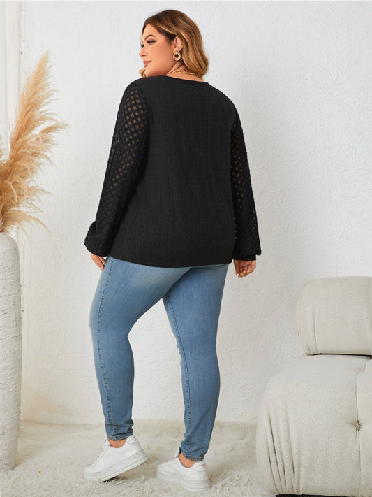 She Means Business Plus Size Blouse - Bayou Curves