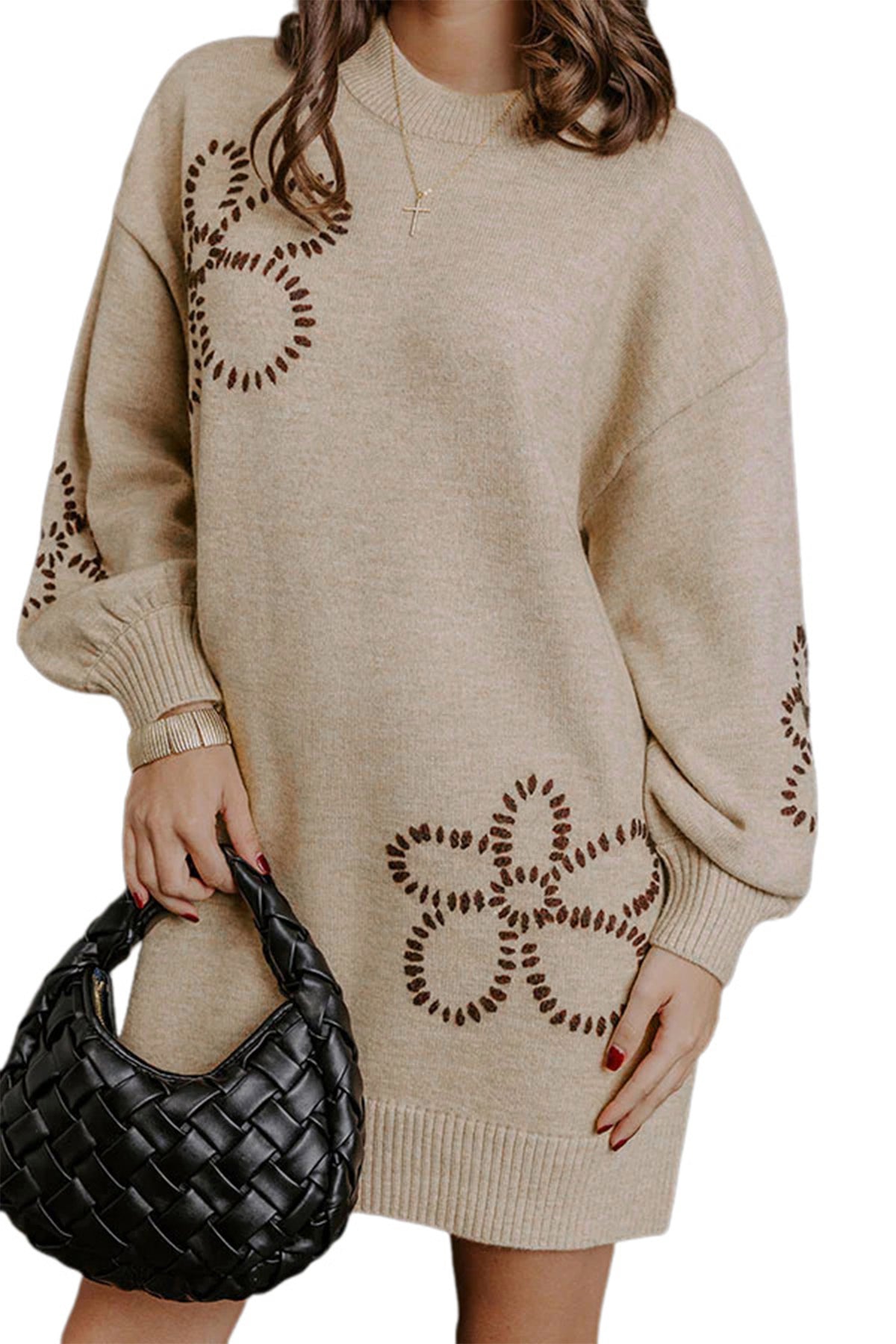 Floral Crush Sweater Dress