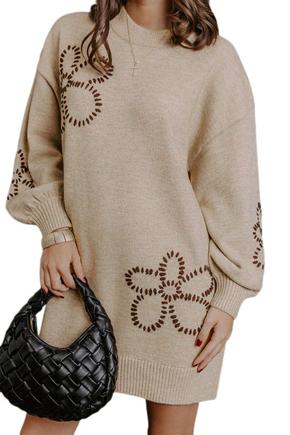 Floral Crush Sweater Dress