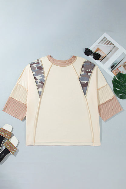 Camo With A Feminine Twist Top