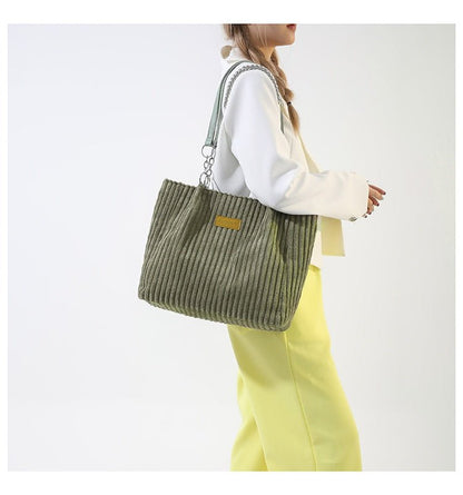 Large Capacity Tote Bag - Bayou Curves