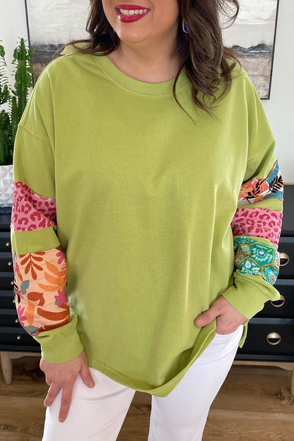 Wildflower Mix Patchwork Sweatshirt