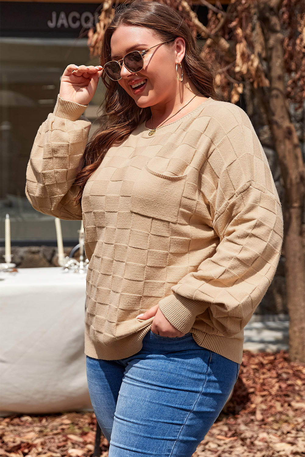 Cozy Checkmate Sweater