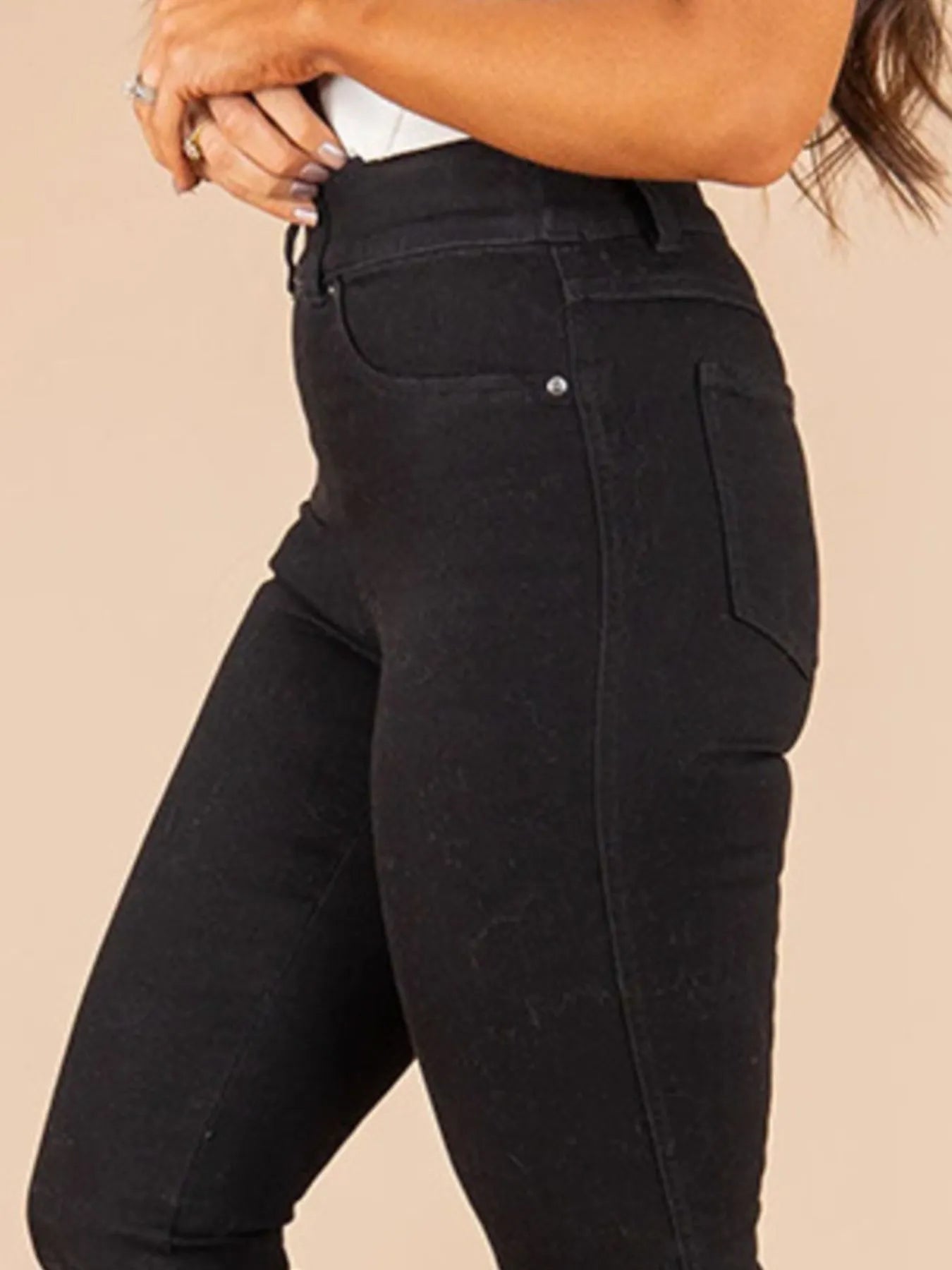 Full Size High-Waisted Flare Jeans Plus Size - Bayou Curves