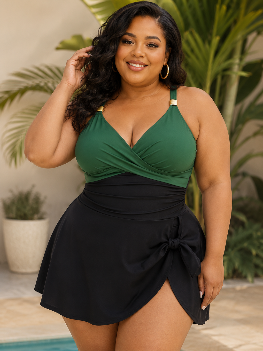 Swimsuit With Shoulder Straps