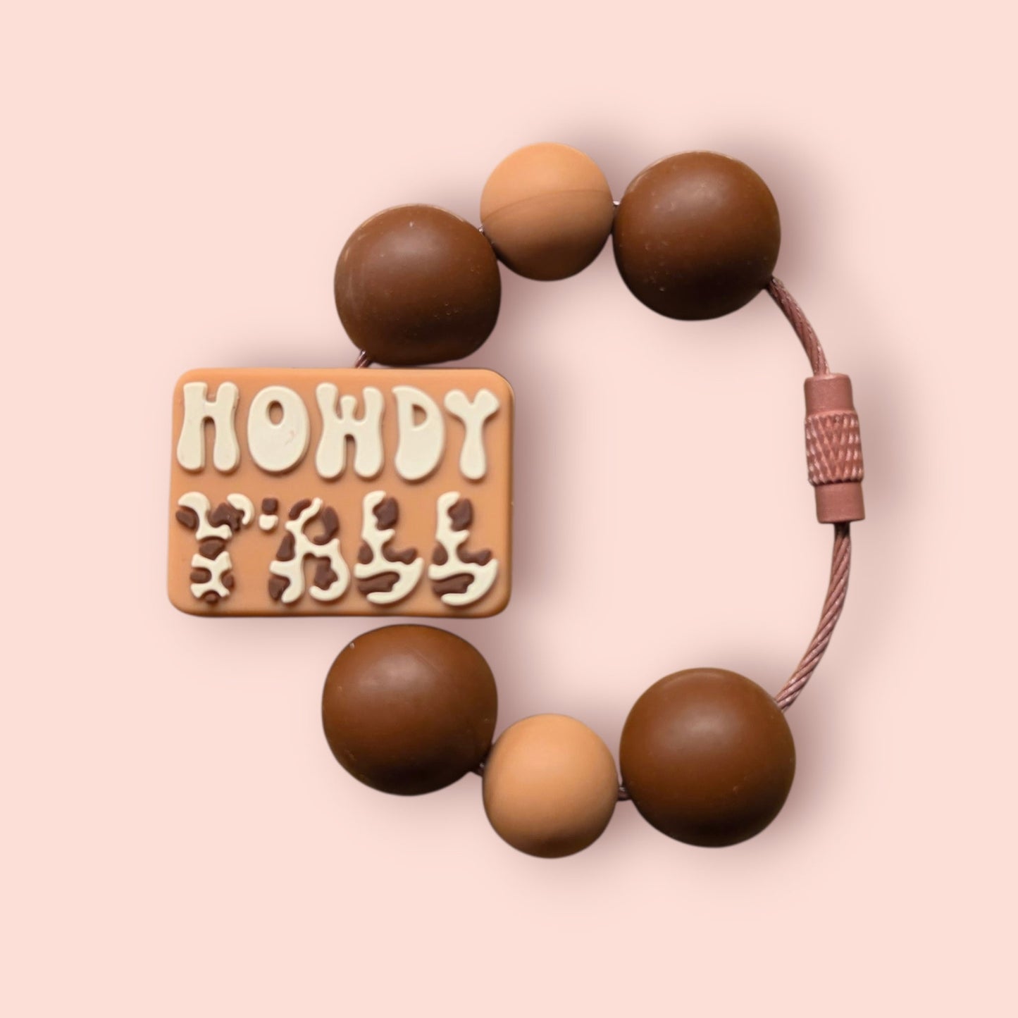 "Howdy Y'all" Tumbler Charm
