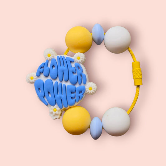 "Flower Power" Tumbler Charm