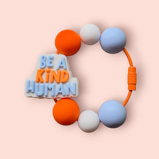 "Be A Kind Human" Tumbler Charm