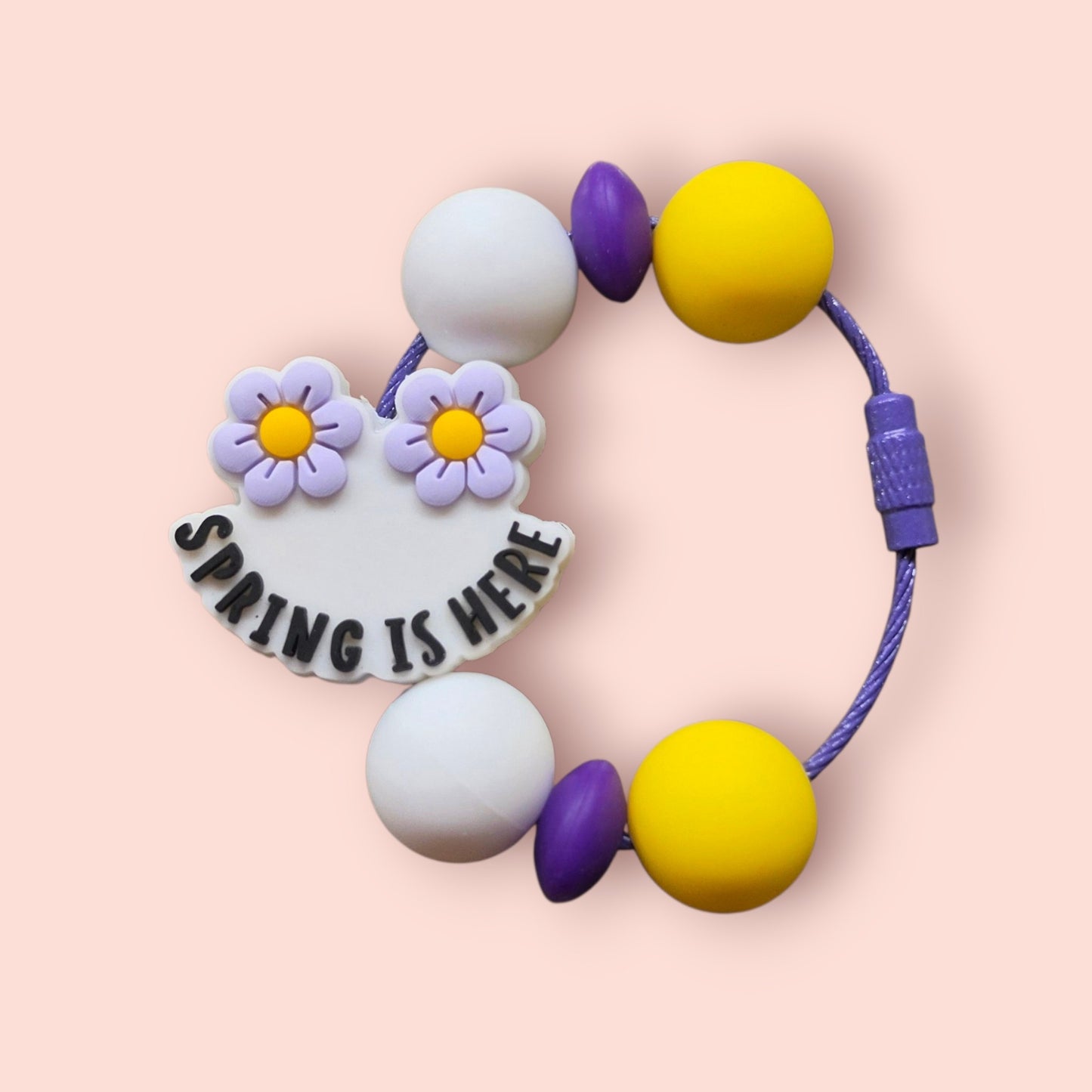 "Spring Is Here" Tumbler Charm