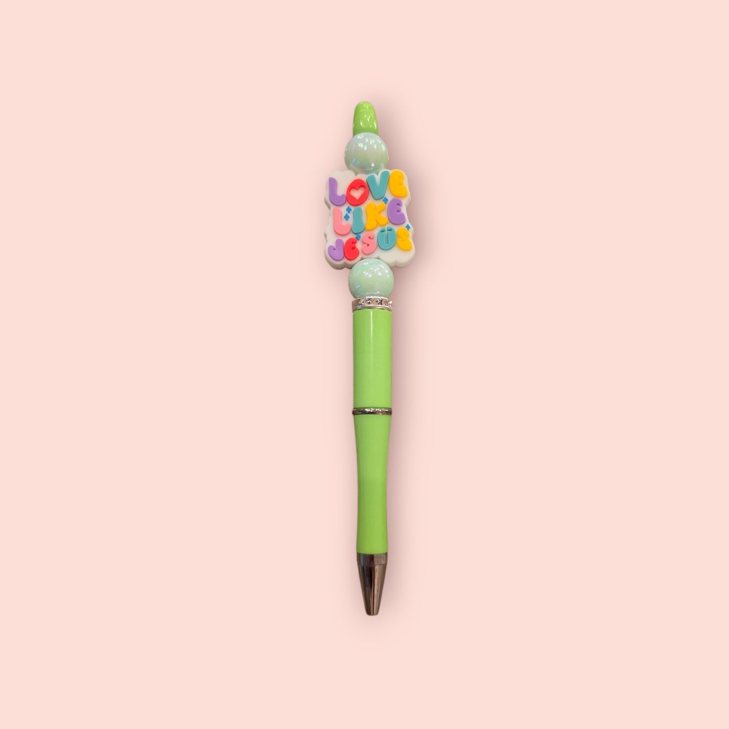 Love Like Jesus Green Pen