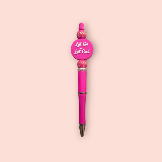 Let Go + Let God Pink Pen