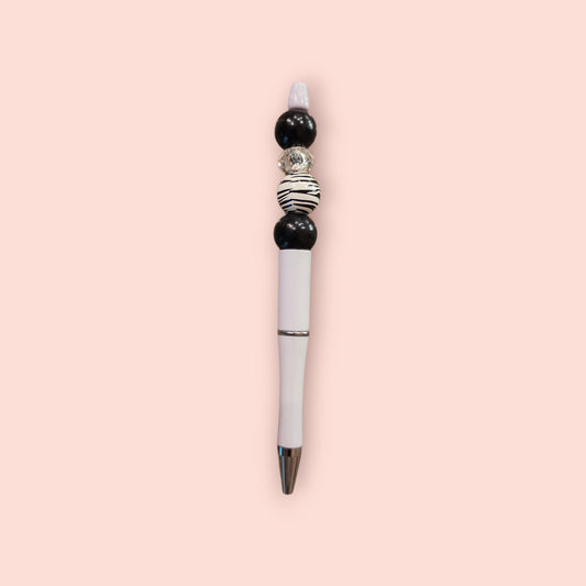 White Pen with Black & Zebra