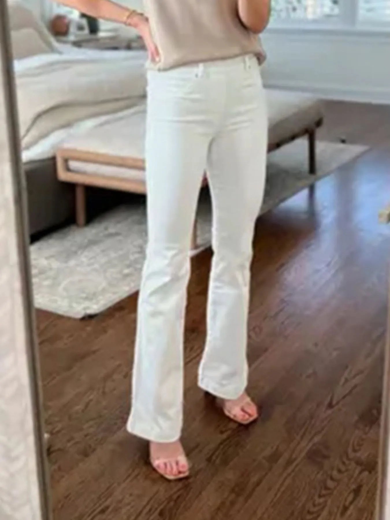 Full Size High-Waisted Flare Jeans Plus Size - Bayou Curves