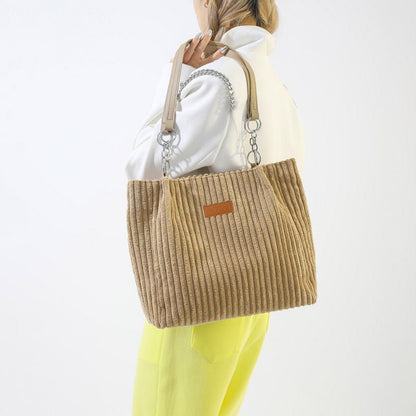 Large Capacity Tote Bag - Bayou Curves