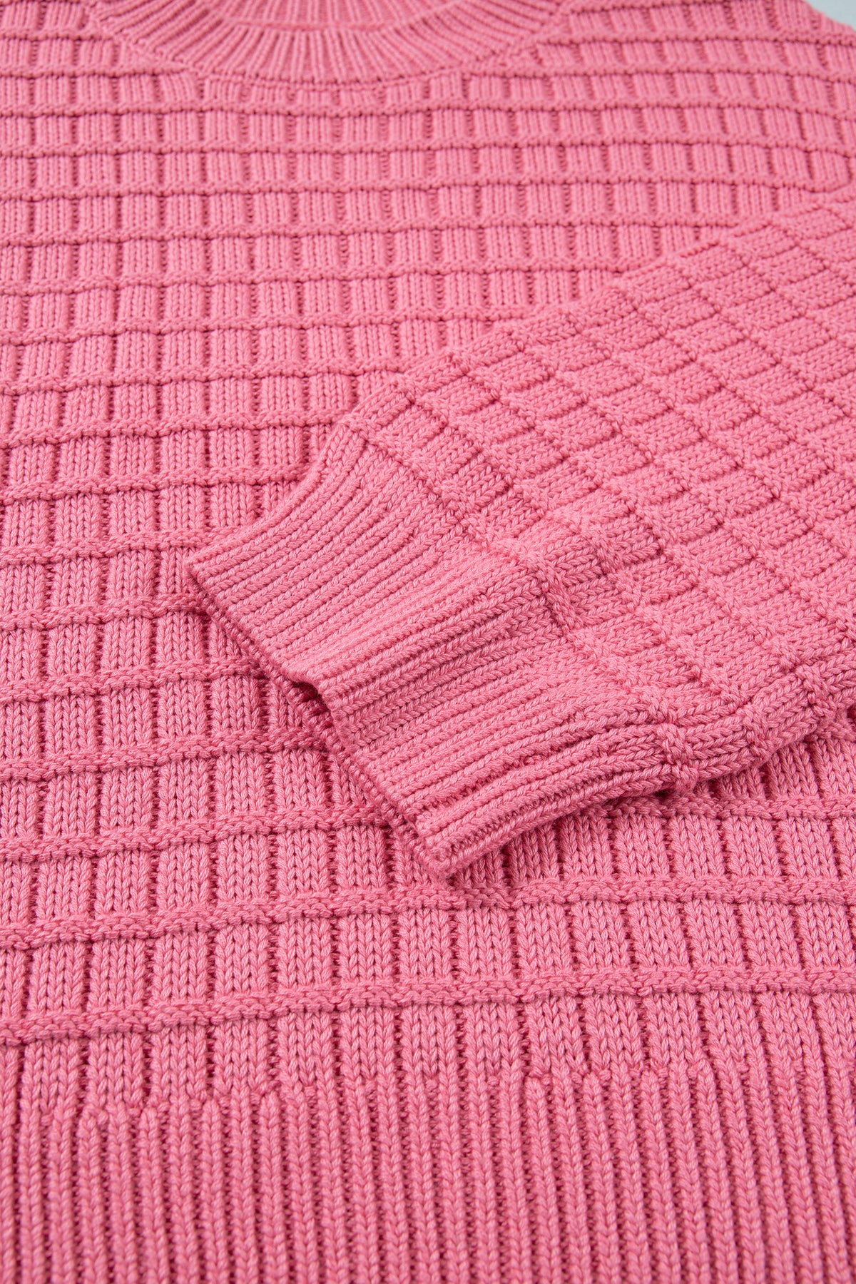 Sweet Texture Drop-Shoulder Sweater