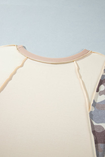 Camo With A Feminine Twist Top