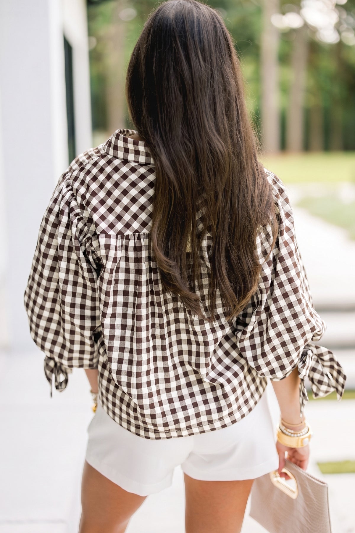 Check Me Out Tie-Sleeve Blouse