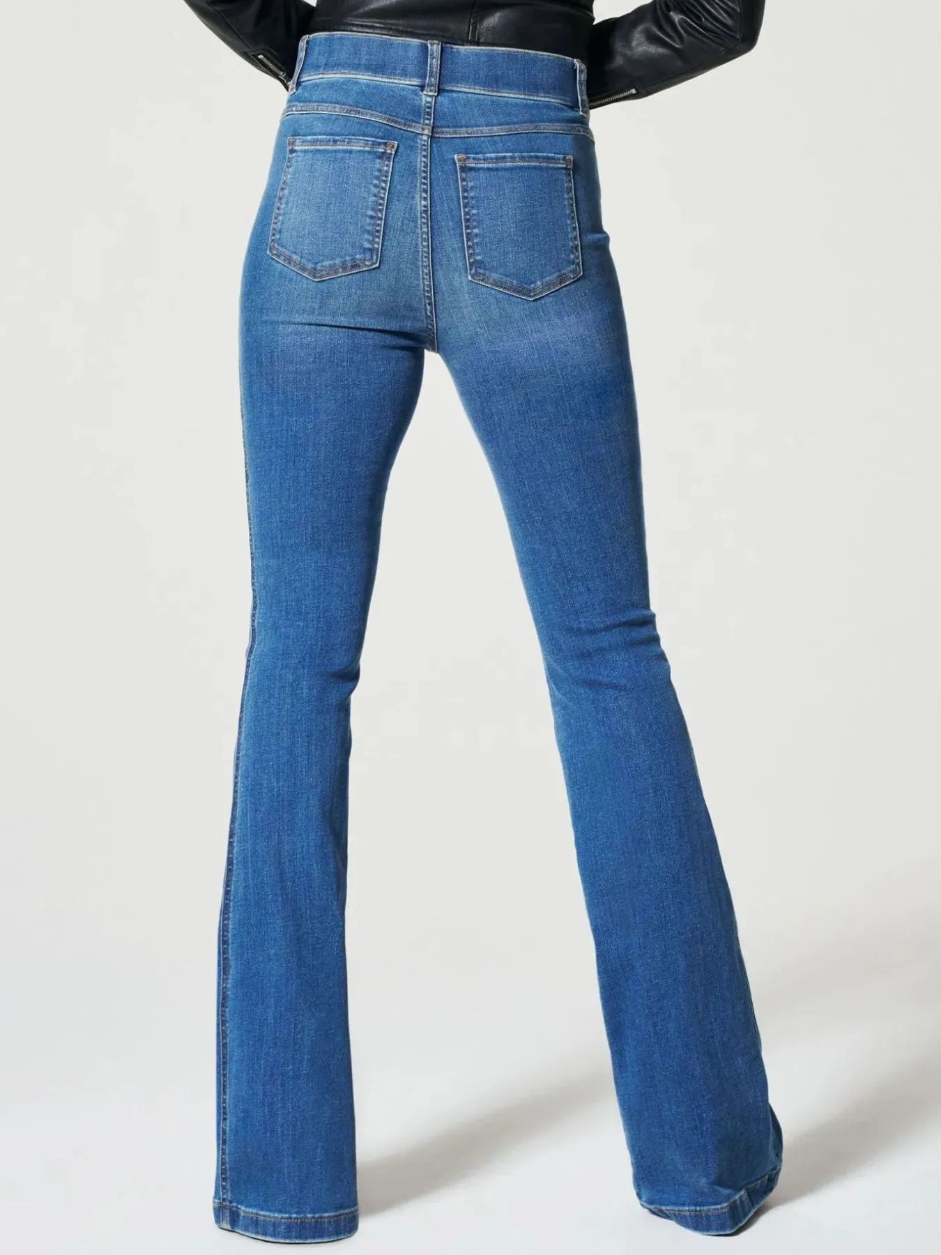 Full Size High-Waisted Flare Jeans Plus Size - Bayou Curves