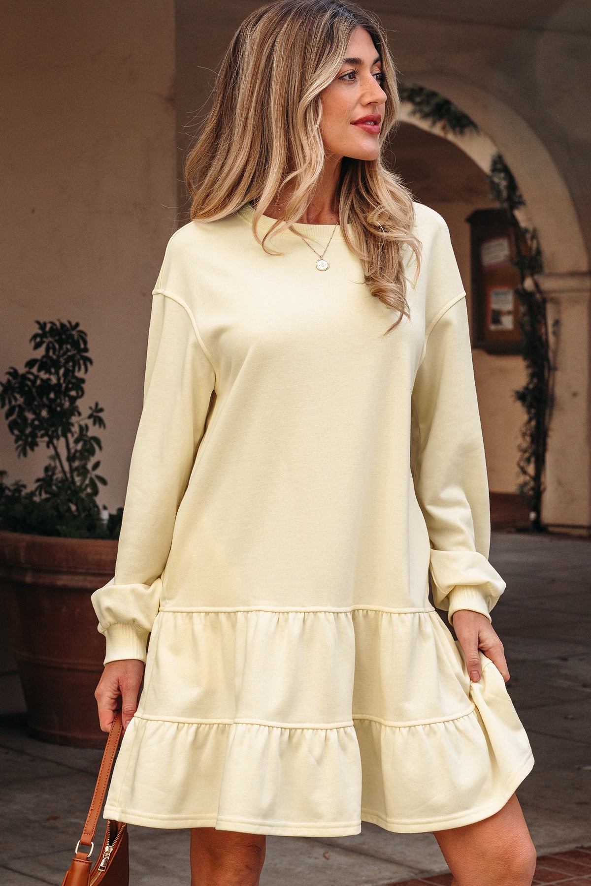 Easy Does It Tiered Mini Dress