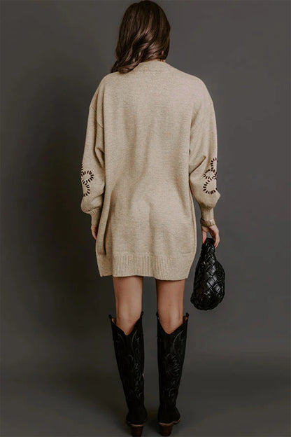 Floral Crush Sweater Dress