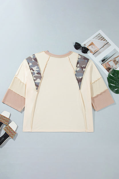 Camo With A Feminine Twist Top