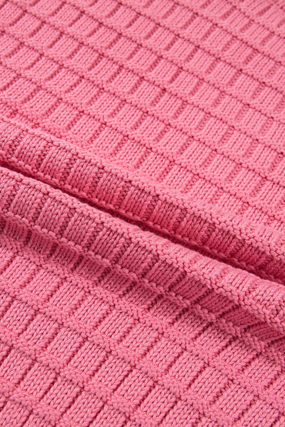 Sweet Texture Drop-Shoulder Sweater